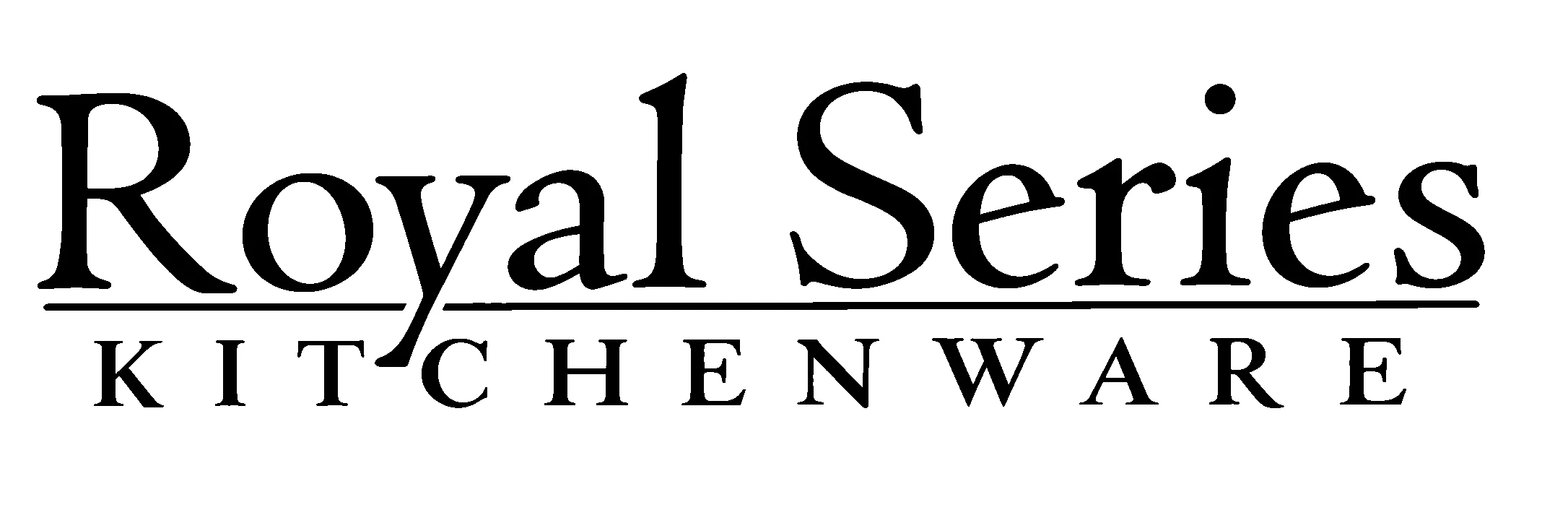 Logo for Royal Series – elegante glass og profesjonelt barutstyr