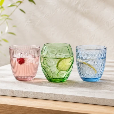 Fargede glass