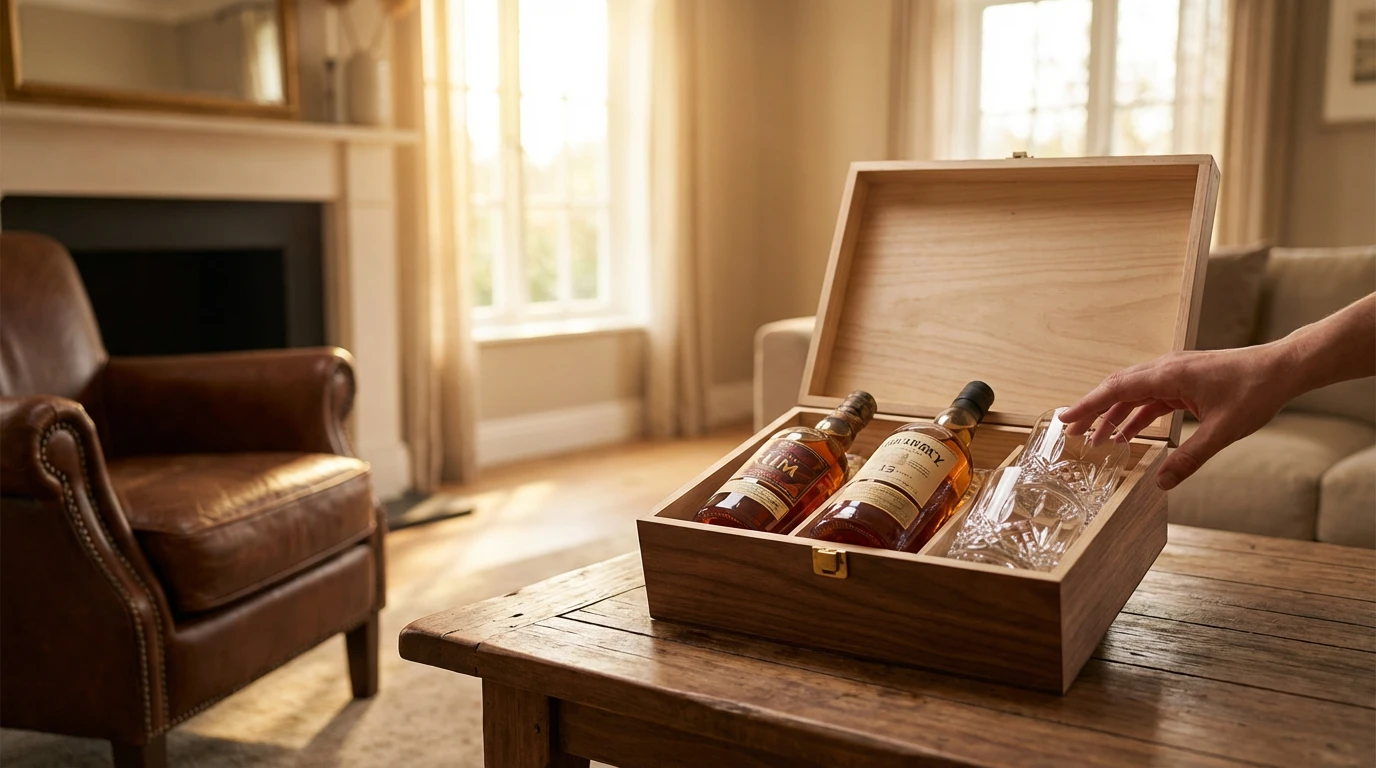 Gaveeske med brennevin – Den perfekte gaven til livsnyteren