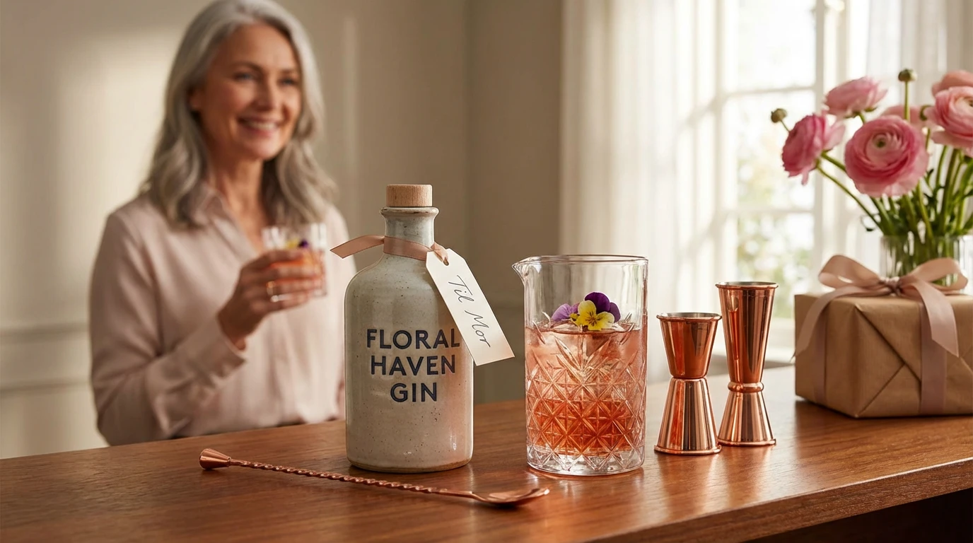 Morsdag gave: Overrask henne med lekkert barutstyr eller gin