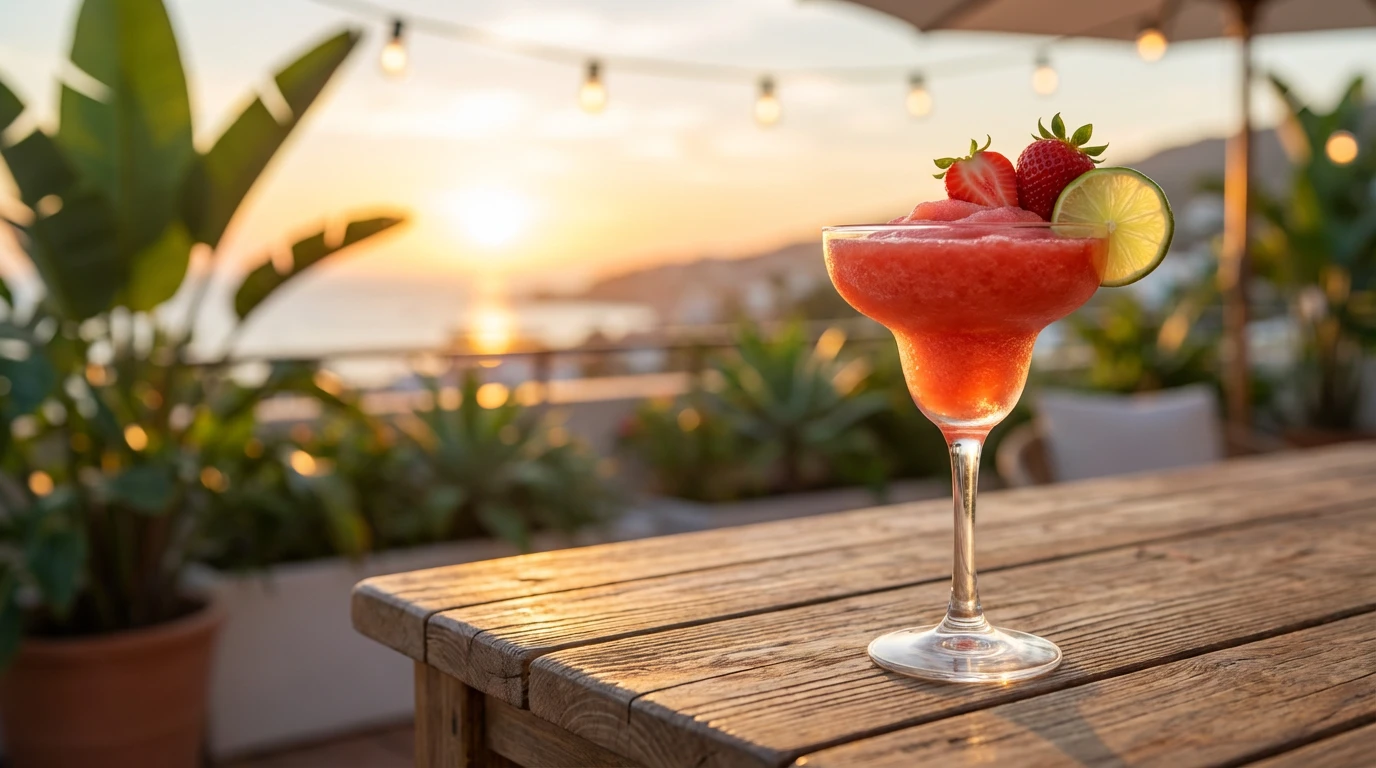 Frozen Strawberry Daiquiri oppskrift: Den beste oppskriften for sommeren
