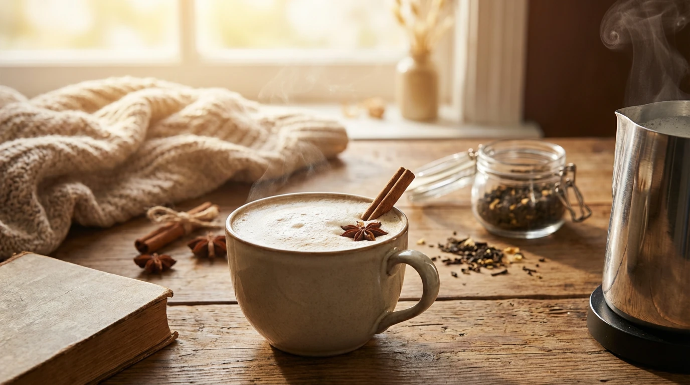 Chai latte oppskrift: Lag din egen krydrede og kremete chai hjemme