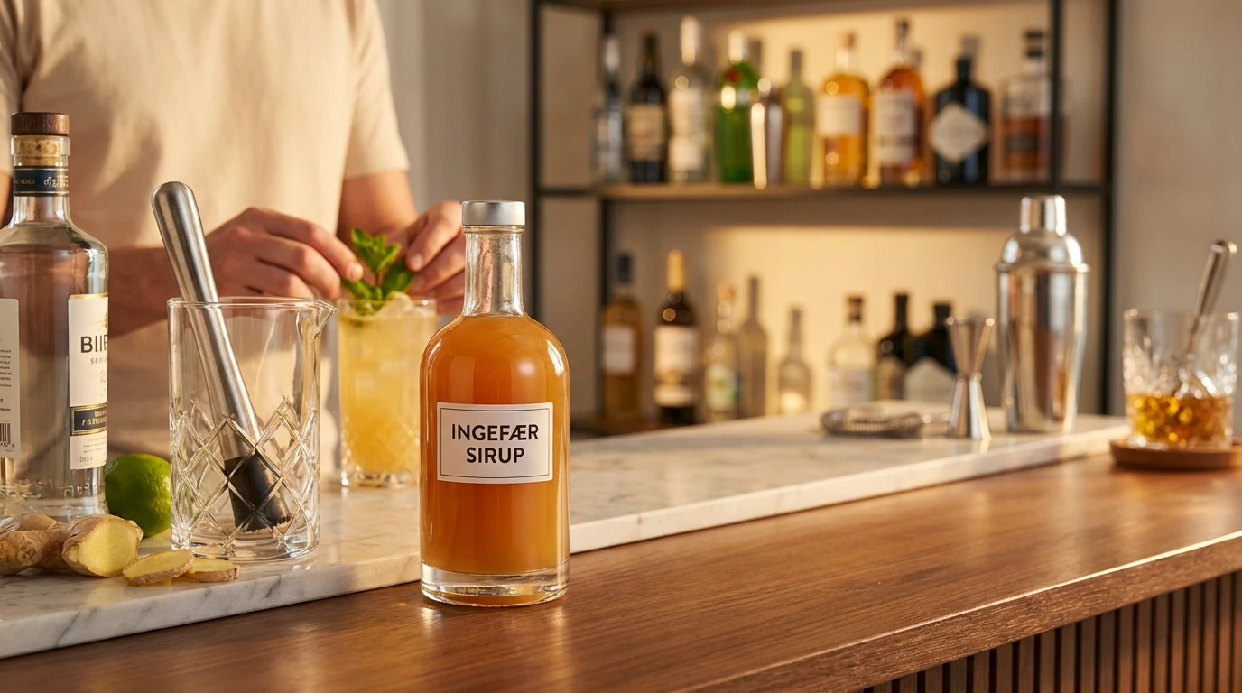 Ingefærsirup til cocktails: Gi drinkene dine et spicy kick