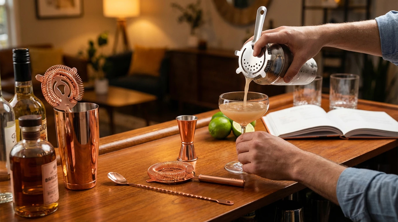 Cocktailshaker sett: Alt utstyret du trenger som hjemmebartender