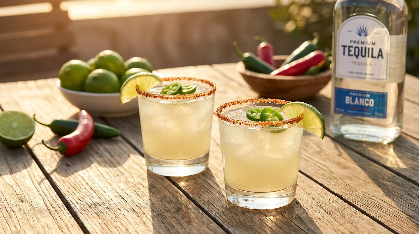 Spicy Margarita oppskrift: En brennhet cocktail med chili