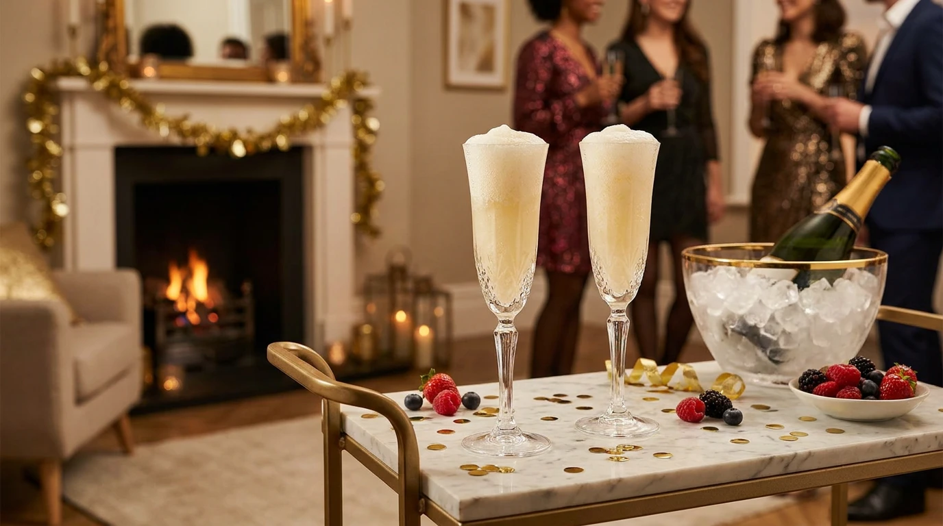 Festlige nyttårscocktails med Champ slush ice – Se oppskrifter
