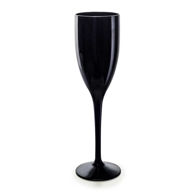 Champagneglass sort 15 cl CH15-N by Rbdrinks color Svart
