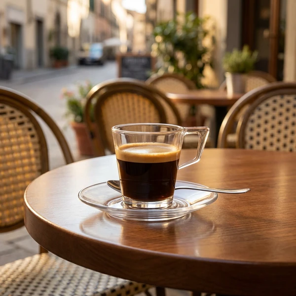 Espressokopp 9 cl i klar polykarbonat CHA9-T by Rbdrinks color Svart