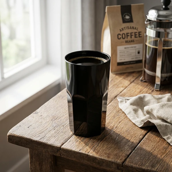 Kaffekrus sort 30 cl GR33-N by Rbdrinks color Svart