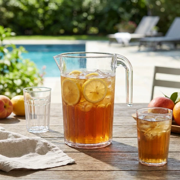 Mugge 0,75 liter i klar polykarbonat JAR75-T by Rbdrinks color Svart