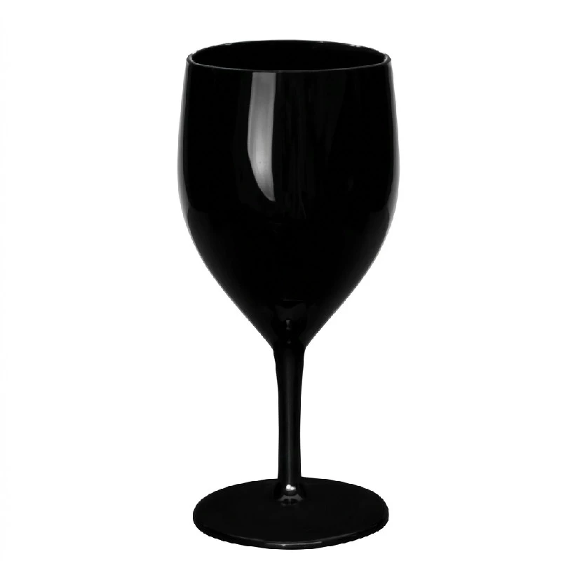 Vinglass sort 25 cl polykarbonat VN25-N by Rbdrinks color Svart