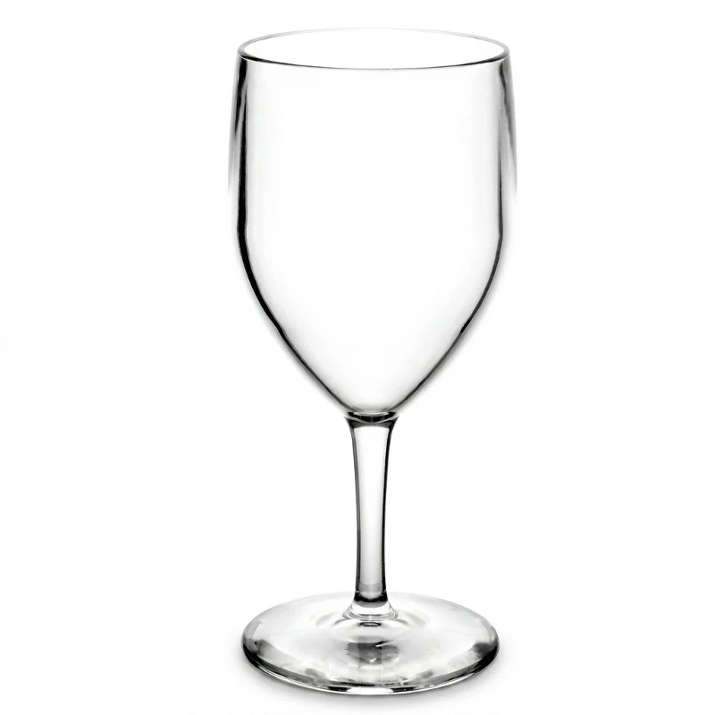 Vinglass 25 cl i klar polykarbonat VN25-T by Rbdrinks color Svart