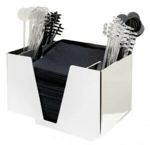 3 Part Bar Organizer Chrome BTBL3474 by Beaumont color Silver