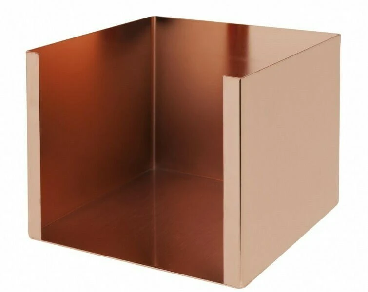Serviettholder i kobberfinish - 13x13x10,1 cm BTBL3475 by Beaumont color Svart