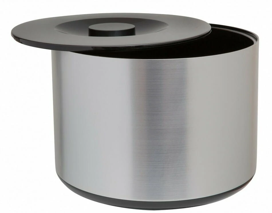 Isbøtte i plast med aluminiumseffekt 10,5 L BTBL3495 by Beaumont color Silver/svart