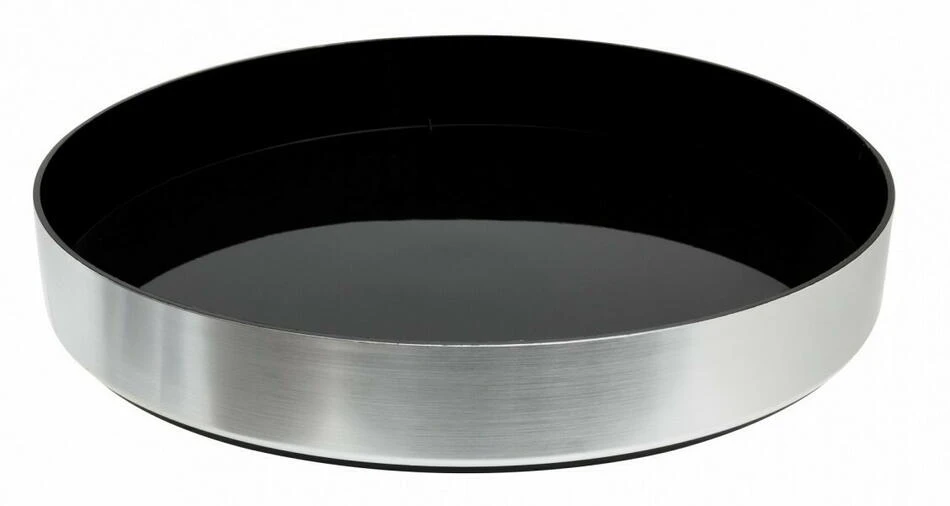 Svart serveringsbrett - Aluminium Effect BTBL3517 by Beaumont color Svart