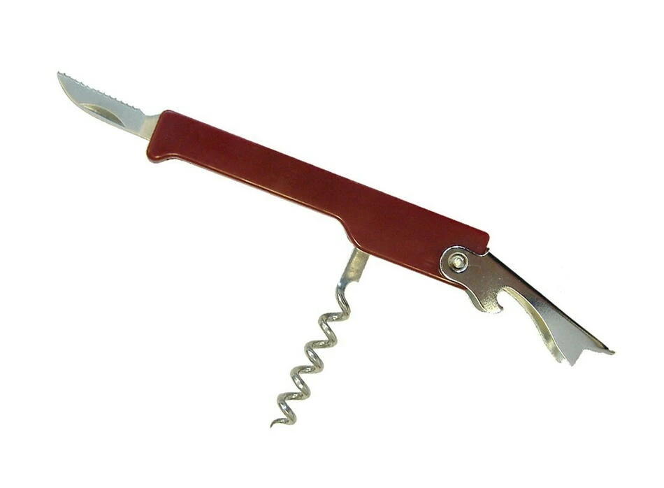 Kelnerkorketrekker med 2-trinns hengsel BTBL3520 by Beaumont color Silver/brun
