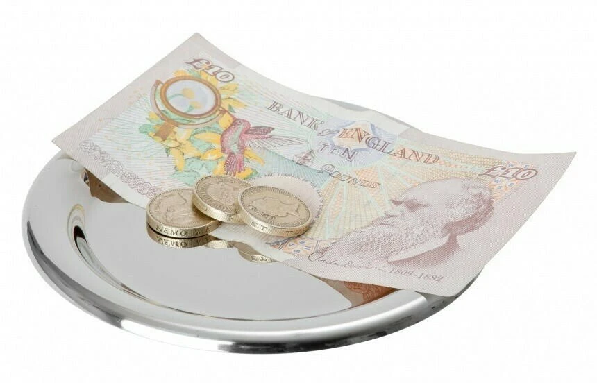 Tipsbrett i rustfritt stål - Ø13,7 cm BTBL3529 by Beaumont color Silver