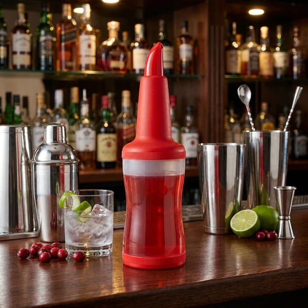 Juicecontainer 1L - Rød BTBL3320R by Beaumont color Svart