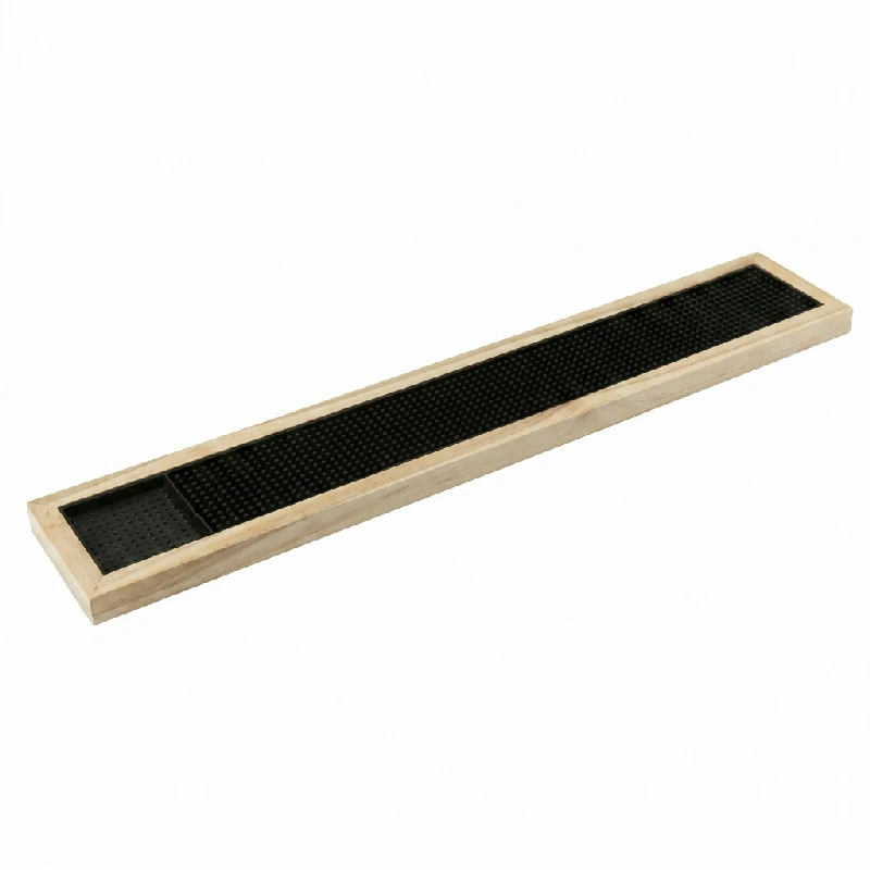 Barmatte 8x58 cm med treramme BTBL3630 by Beaumont color Svart