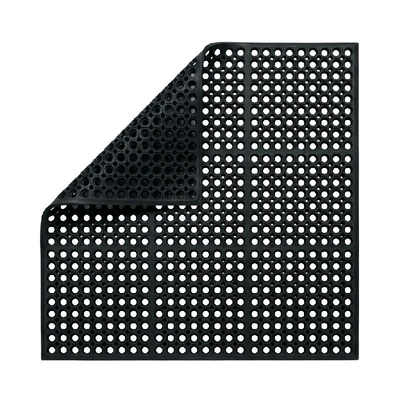 Gummimatte til gulv 150 x 90 cm BTBL3684 by Beaumont color Svart