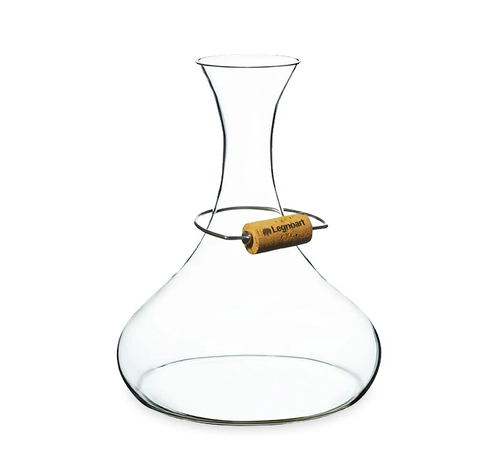 Legnoart LANGHE dekanteringskaraffel med korkholder 2,5 L LEDV10 by Legnoart color Svart