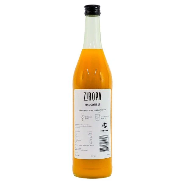 Ziropa Dansk Mango Sirup FL 70 61344 by Ziropa color Svart