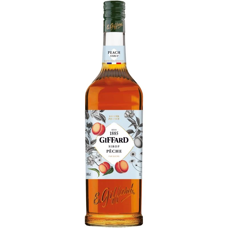 Giffard Sirup Fersken FL 100 61189 by GIFFARD color Svart