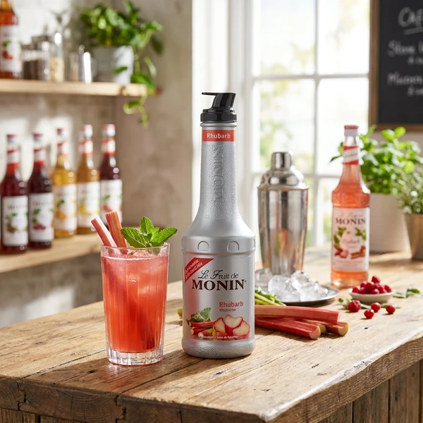 Monin Purémix Rabarber FL 100 61198 by MONIN color Svart
