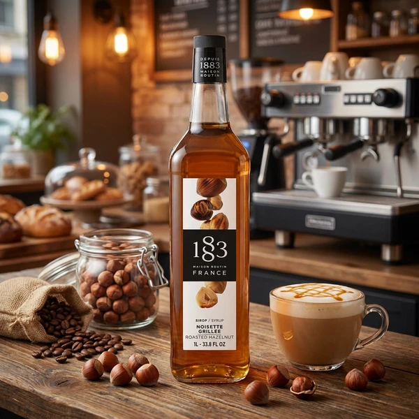 1883 Syrup Noisette Grillée / Ristet Hasselnøtt 100 cl 61226 by 1883 color Svart
