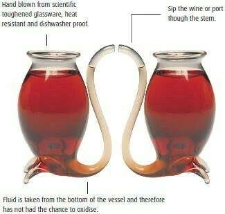 Portvins Sippers Glass 2pk Vinology BS/PS2 by Vinology color Svart