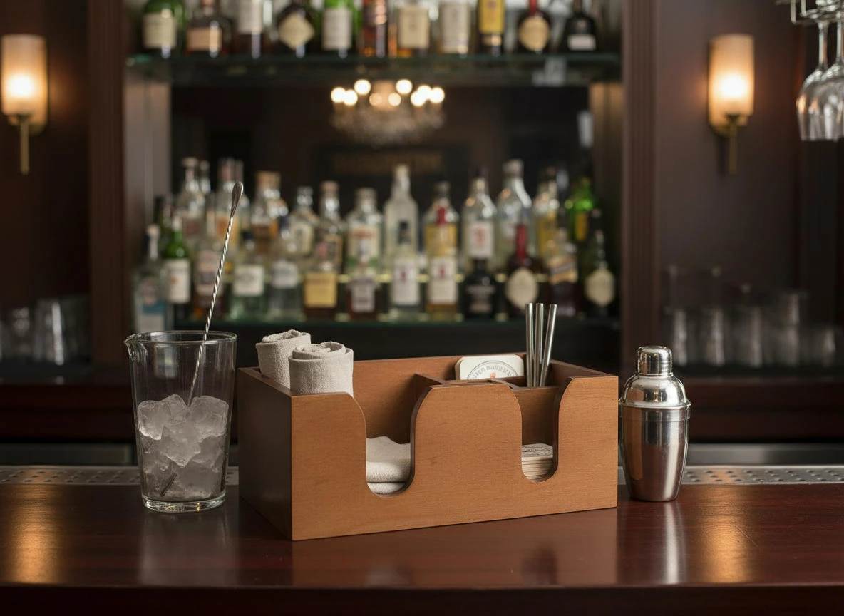 Bar Caddy - Tre BTBL3542 by Beaumont color Bruin