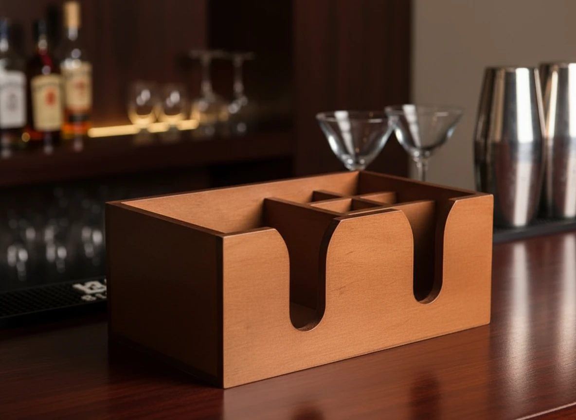 Bar Caddy - Tre BTBL3542 by Beaumont color Bruin
