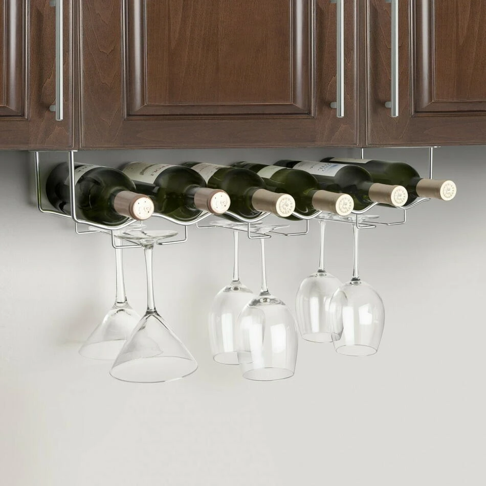 Final Touch Under Skap Glass / Vin Rack FTR0062  color Svart