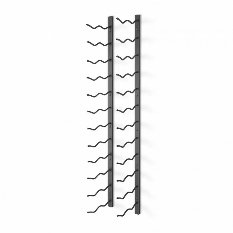 Veggmontert vinstativ til 24 flasker Final Touch FTR024 by Final Touc color Svart