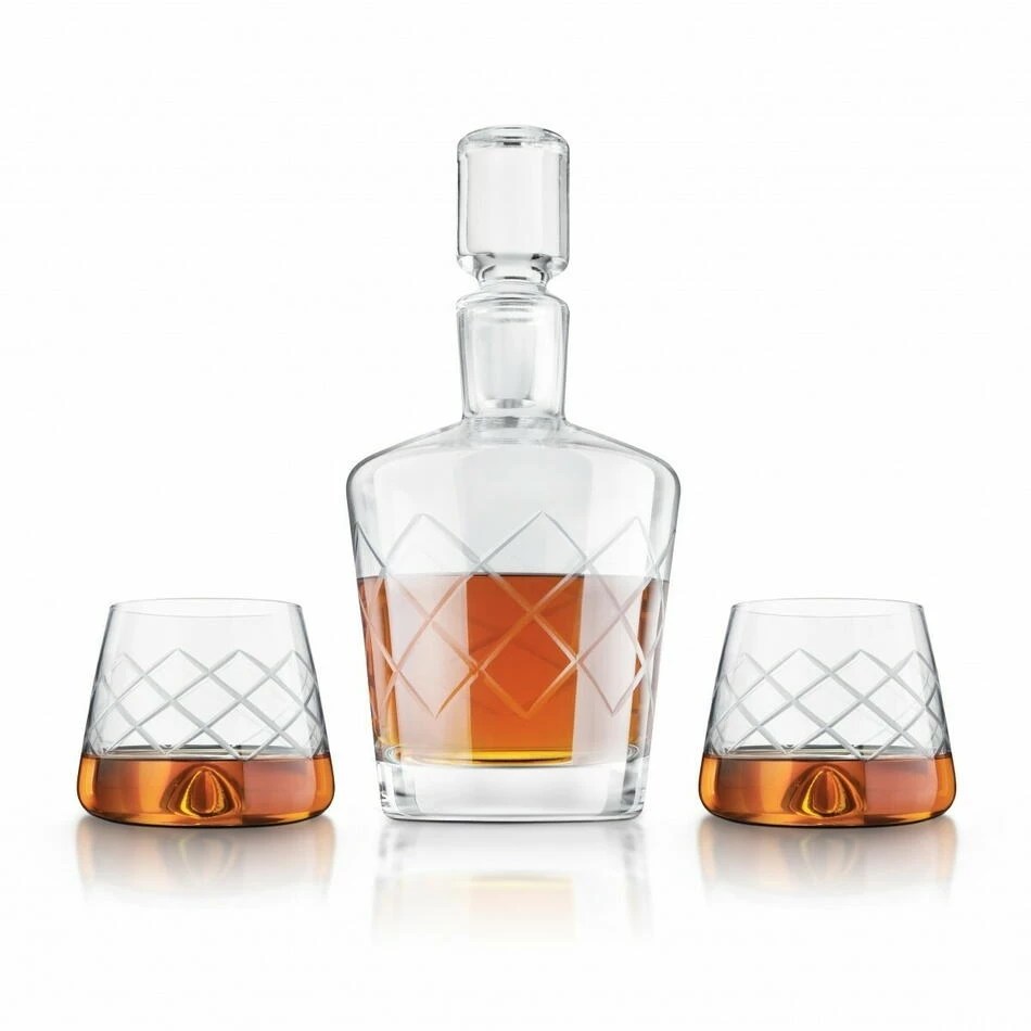 Whiskey decanter-sett Final Touch LFG3214 by Final Touc color Svart