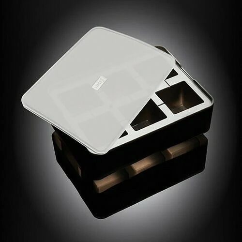 Isterningbrett til terninger 5x5 cm LU240715 by LURch color Svart