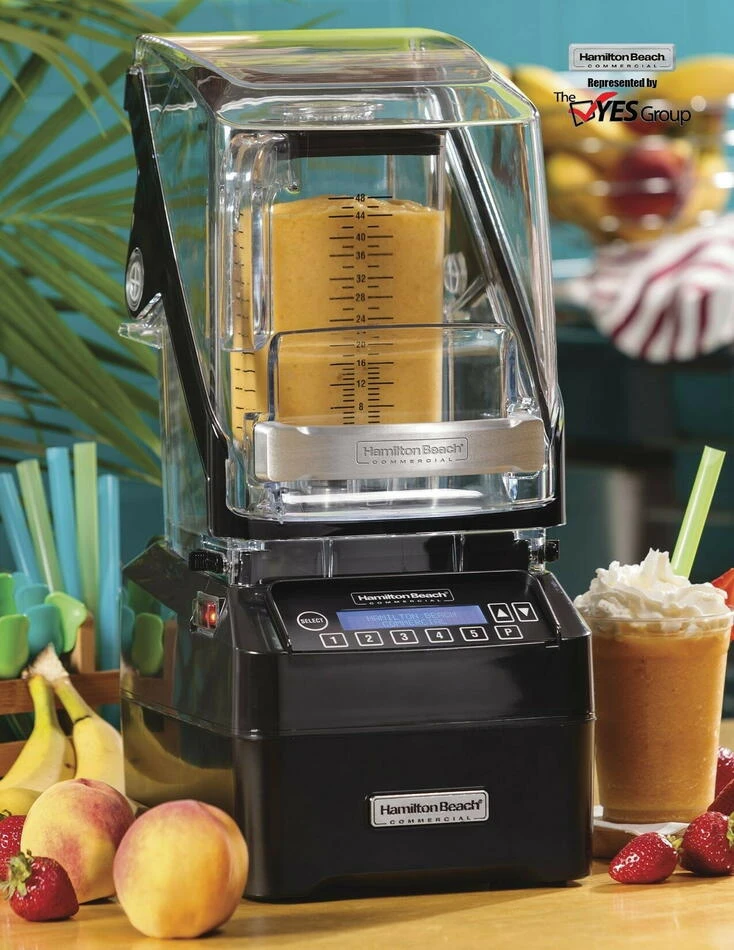 Blender Hamilton Beach ECLIPSE m/støyskjerm 2L HBH755-CE by Hamilton B color Svart