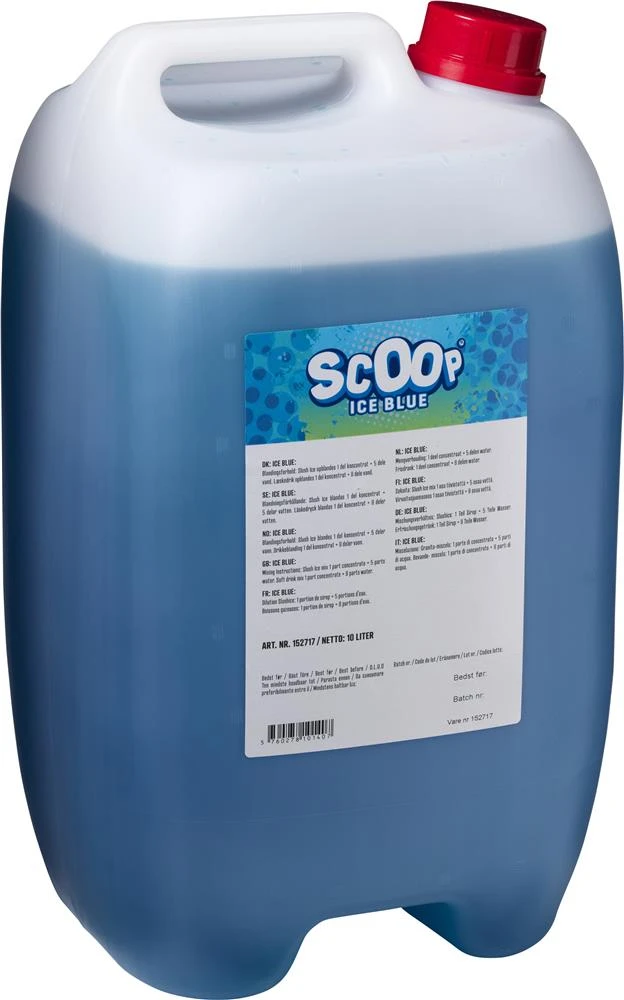 Scoop Slushice Konsentrat Ice Blue, 10L 65134 by SCOOP color Svart
