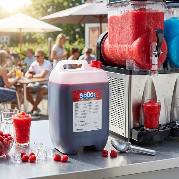 Scoop Slushice Konsentrat Bringebær, 10L 65136 by SCOOP color Svart