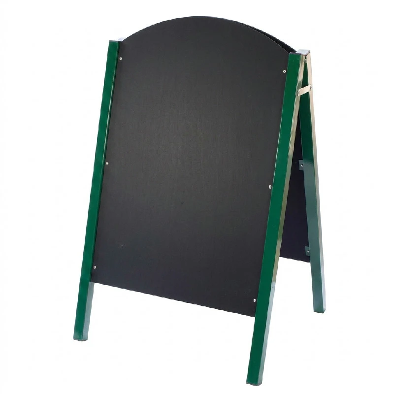 Grønt A-Board Gateskilt i Metall 1100mm x 680mm BTBLBB3 by Beaumont color Svart