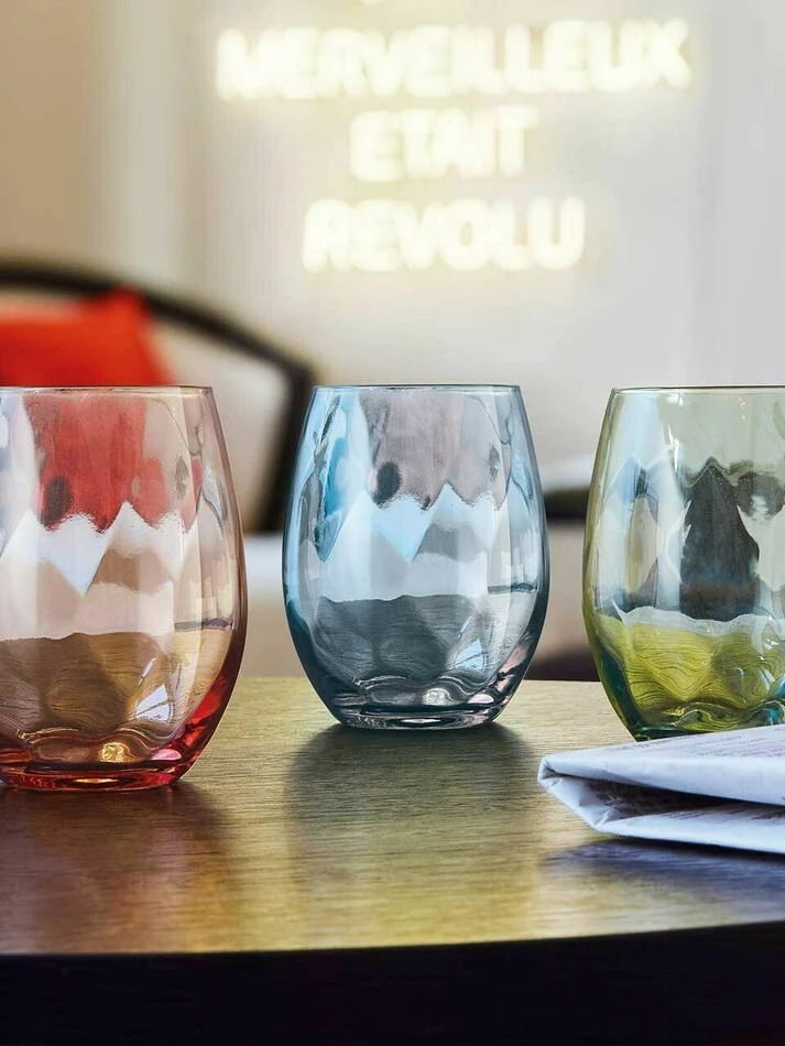 ARPEGE COLOR Blå HB TUMBLER Glas 35cl (6stk) N6675 by Chef & Som color Blauw