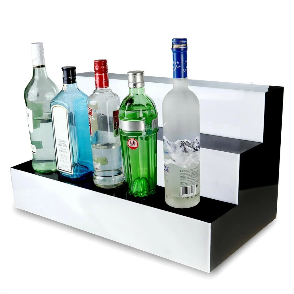 Tre Tier LED Flaske Display Stand 23794 by Drink color Monivärinen