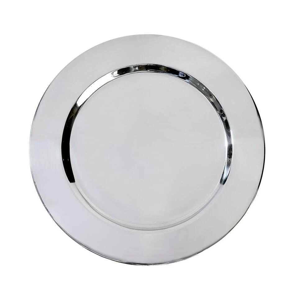 Polert Rustfritt Stål Oppdekningstallerken 33cm 19154-37416 by Drink color Silver