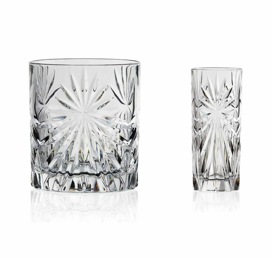 RCR Oasis High og lowball Glaspakke4 by RCR Glas color Svart