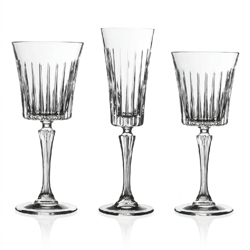 RCR Timeless champagne-, rød- og hvitvinsglass Glaspakke6 by RCR Glas color Vit