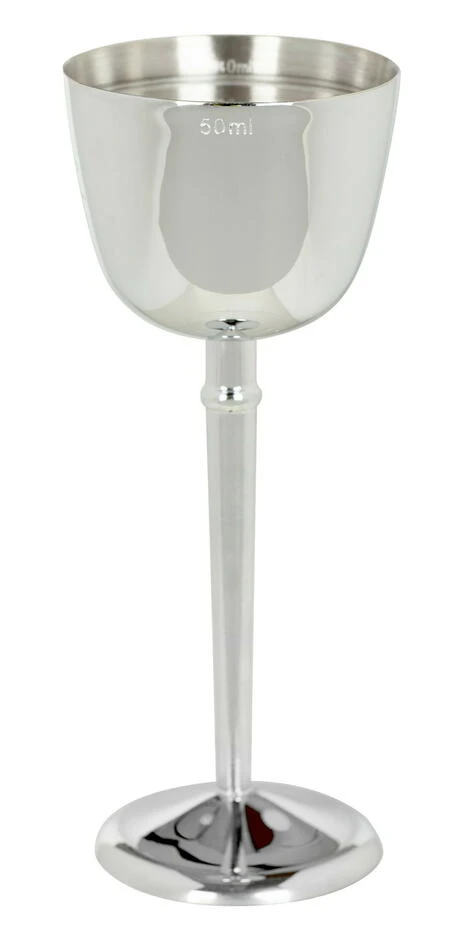 The Grail jigger cup 25/50 ml BTBL3662 by Beaumont color Silver