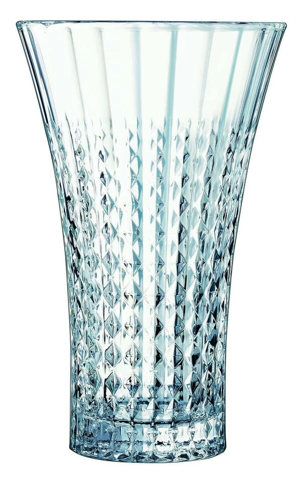 Krystallvase 27cm LADY DIAMOND L9752 by Koop color Svart
