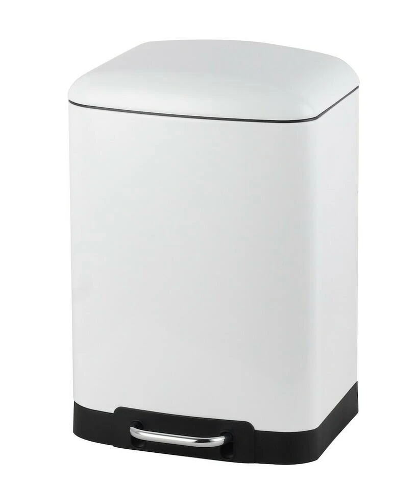Firkantet søppelbøtte 12 L ST60045 by Steel-Function color Svart