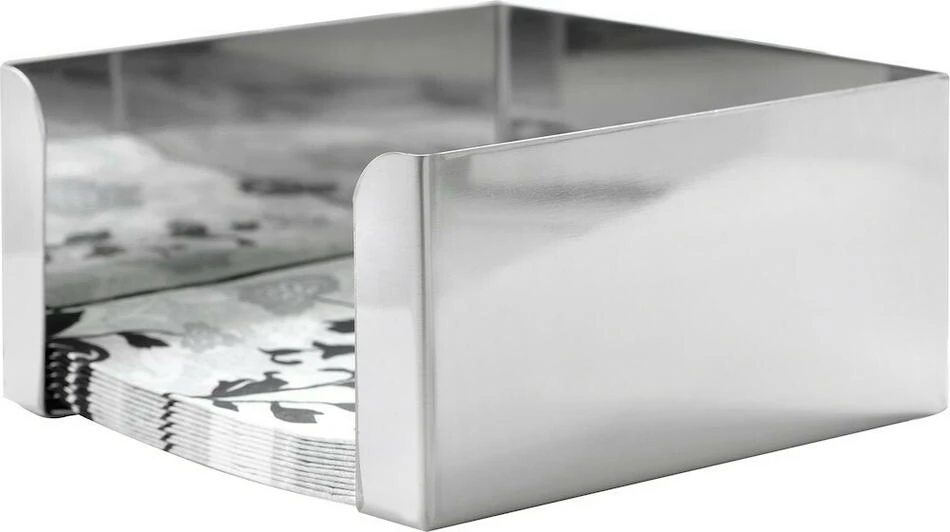 Serviettholder i rustfritt stål 170x170x85 mm ST62120 by BF10 color Svart